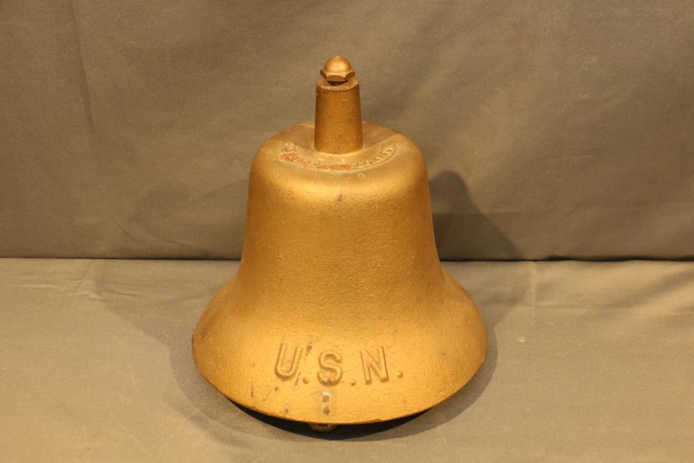 Cast Iron U.S.N. Bell
